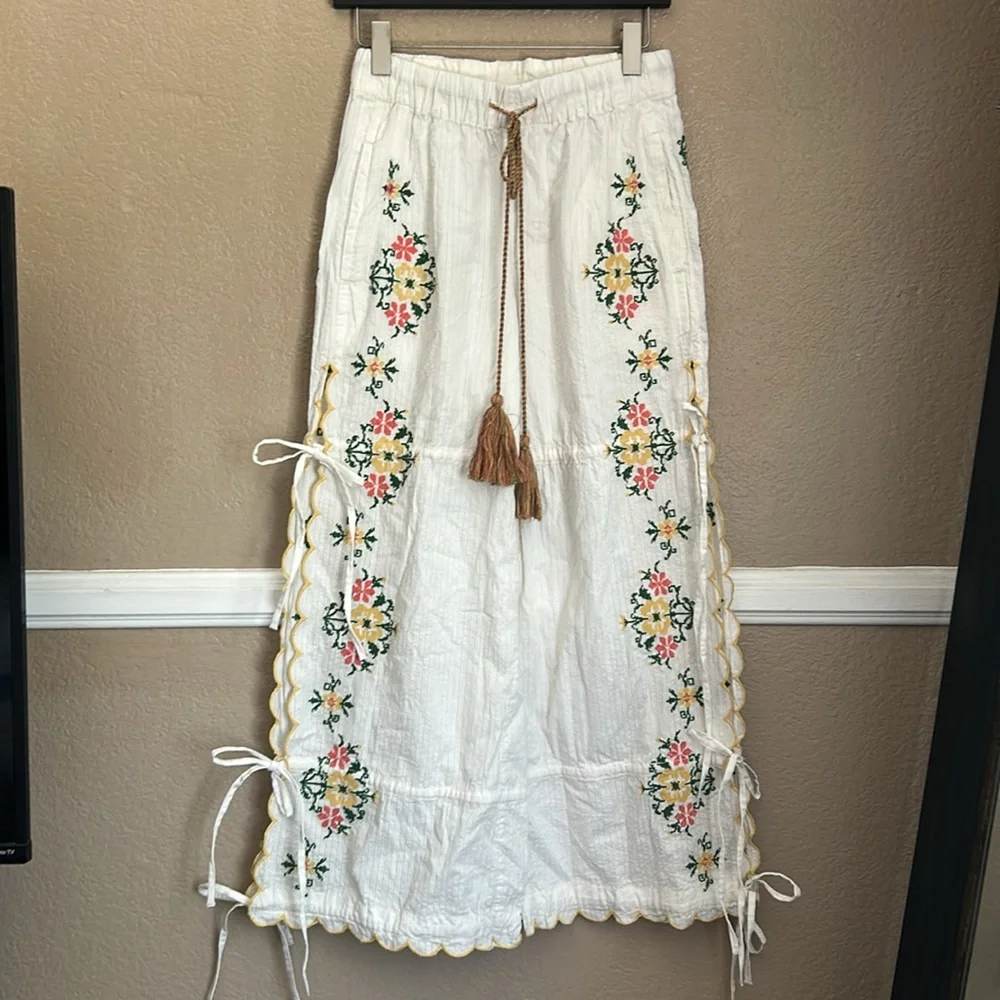Free People Spring Breeze tie Pants - Picture 5 of 8
